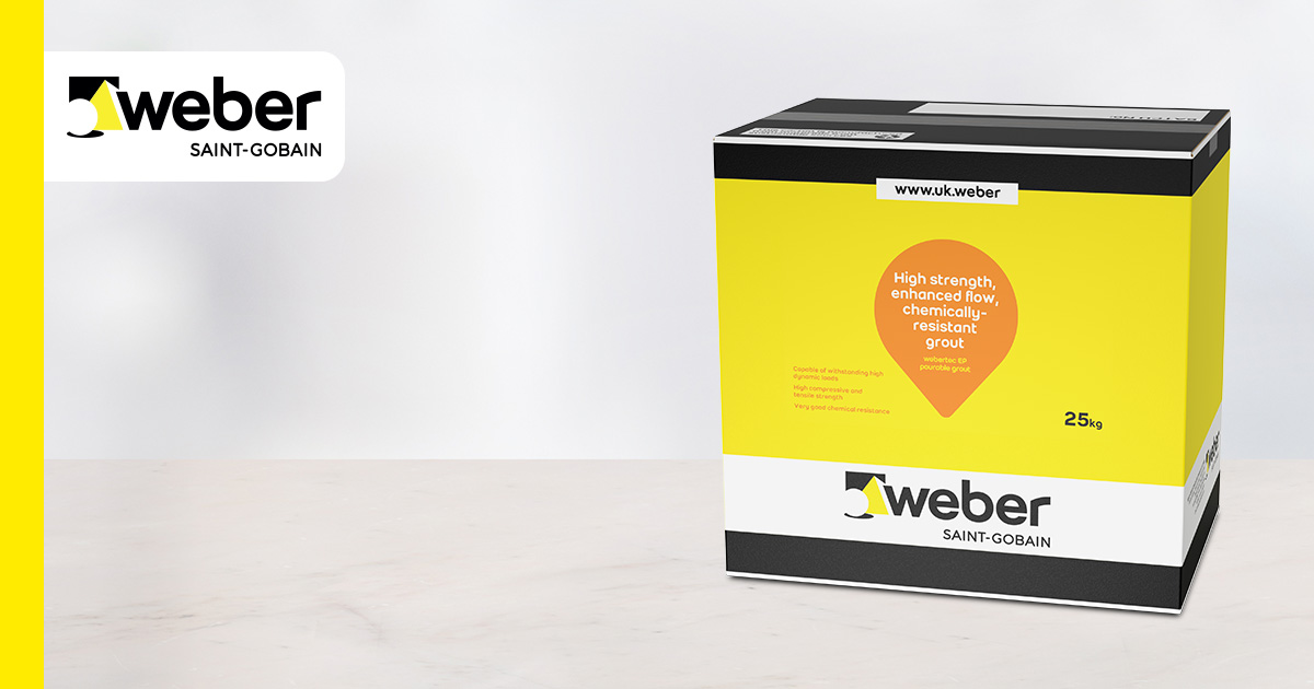 webertec EP pourable grout